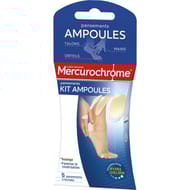 Mercurochrome pansements kit ampoules x5