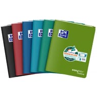 Cahier easybok oceanis agrafe 170x220 96pages optik p.seyes assorti