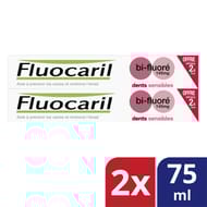 Fluocaril bi-fluore145mg dentifrice dents sensibles 2 x 75 ml