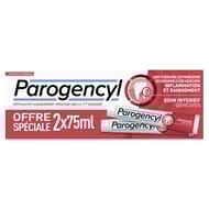 Parogencyl dentifrice soin intensif gencives 2x75 ml