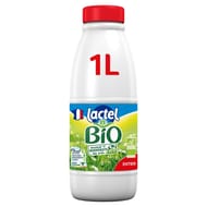Lactel lait entier bio uht bp 1l