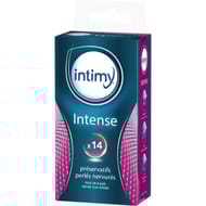 Intimy préservatifs lubrifiés intense x14