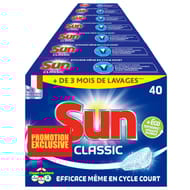 Sun tablette classic standard x40 lot de 7