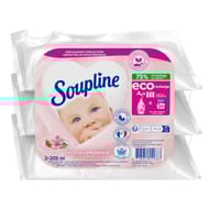 Soupline concentré assouplissant hypoallergénique 3x200ml