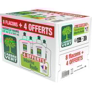 L'arbre Vert vaisselle mains menthe-basilic hypoallergenique 8+4 offerts
