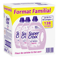 Super croix lessive japon lot de 3x46 lavages 6.21l
