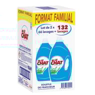 Le chat lessive fraîcheur lot de 2x66 lavages 5.94l