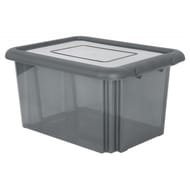 Funny box 55l avec couvercle gris acidule