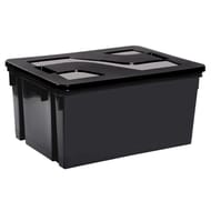 Eda bac manutention avec couvercle gris 50 litres