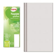 Cora nappe rouleau chevron blanc 6x1.18m