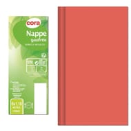 Cora nappe rouleau chevron rouge 6x1.18m