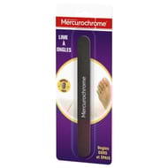 Mercurochrome lime à ongles double face