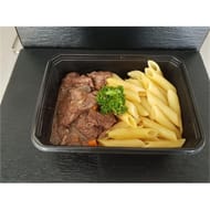 Boeuf bourguignon avec penne