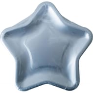 Assiettes etoile argent 24.5cm x6