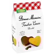 Bonne Maman tendres coeurs nappés chocolat x12 300g