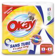 Okay essuie tout sans tube blanc 2=6