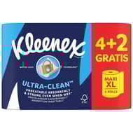 Essuie tout kleenex ultra clean 4+2 maxi rouleaux
