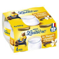 La Laitière Yaourt au lait entier vanille 4x125g