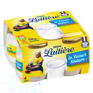 La Laitière Yaourt au lait entier nature 4x125g
