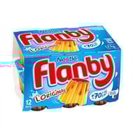 Flanby vanille nappage caramel 12x100g