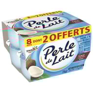 Perle de lait coco 8x125g dont 2 offerts