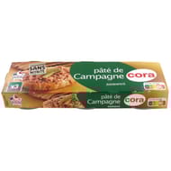 Cora pâté de campagne 3 x 78g