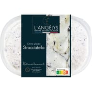 L'angelys crème glacée stracciatella bac 750ml 500g