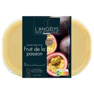 L'angelys bac sorbet plein fruit fruit de la passion 750ml 500g