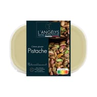L'Angelys bac crème glacée pistache bac 750ml - 450g