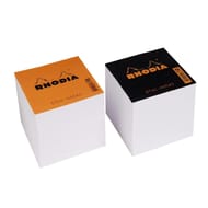 Rhodia bloc cube blanc 90x90x80 mm