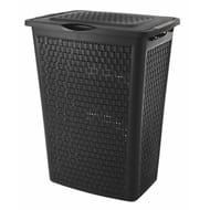 Sundis coffre à linge 50l noir country