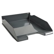Exacompta  corbeille à courrier gris gloss