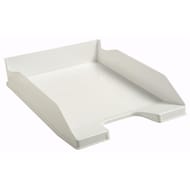 Exacompta corbeille à courrier blanc déco glossy