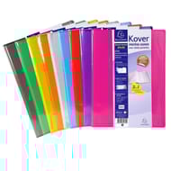 Exacompta protège cahier 240X320 translucide assortis kover