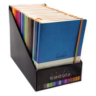 Carnet soft-cover à élastique 148x210 160 pages lignes rhodiatama
