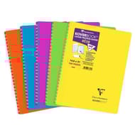 Koverbook neon spirale avec rabats 148x210 160 pages ligne polypro