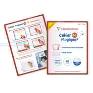 Clairefontaine cahier piqure 170X220 48 Pages Seyes 90g magique