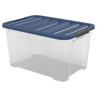Boite de rangement wave box l bleu 45l