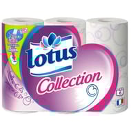 Lotus papier toilette collection 6 rouleaux aquatube