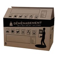 Pack and move carton de déménagement 54L