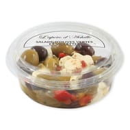 Salade olives vertes violettes 150g
