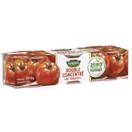 Panzani double concentré de tomates 3x70g zero résidu de pesticides