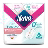 Nana ultra p.sens serviettes normal x12