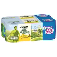 Geant vert mais extra tendre 6x1/4 prix choc 900g