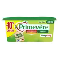 Primevère tartine 500g + 10% offert