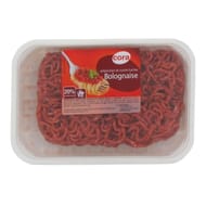 Préparation de viande hachée bolognaise 20% MG 500g Cora