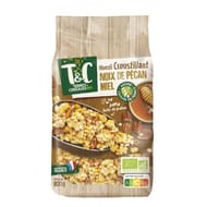 Terres et céréales muesli croustillant miel noix de pécan bio 800g