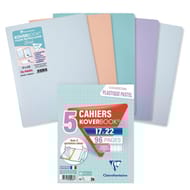 Clairefontaine 5 koverbook piqure 170x220 96p seyes blush
