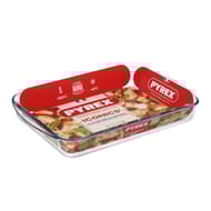 Pyrex plat rectangulaire en verre 40x27cm