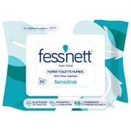 Fess'nett papier toilette humidifie sensitive x50